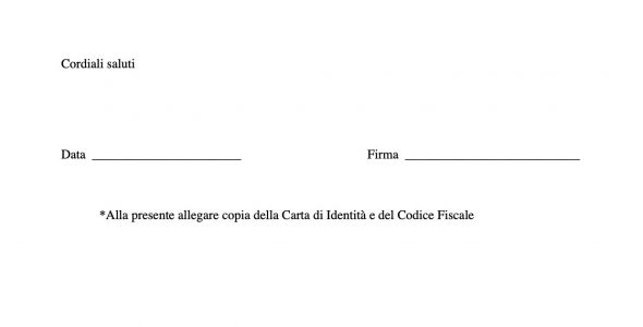Scheda Ritiro Delega